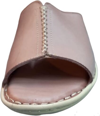Luna Women's Comfortable, Leather Flat Walking Sandal with Extra Cushioned Soft Footbed in Saudi Arabia