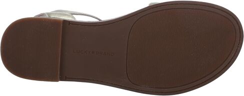 صندل كيمايا مسطح للسيدات من Lucky Brand، Platino، 8 in Saudi Arabia