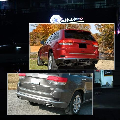 GTINTHEBOX Smoked Lens Rear Bumper Reflector Light Lamp Compatible with Jeep Grand Cherokee 2012-2018, Patriot 2013-2017, Compass 2011-2016,Dodge Journey 2012-2020, Pack of 2 in Saudi Arabia