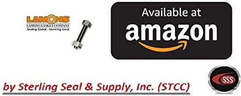 Lamons ROD.BLUE.3/4-10x8-3/4Inx5.2HH 3/4 بوصة - مقاس 10 خيوط، طول 8-3/4 بوصة، قضبان ملولبة مطلية بمادة PTFE باللون الأزرق B7، مع صواميل HH (5 قضبان، 10 صواميل) in Kuwait