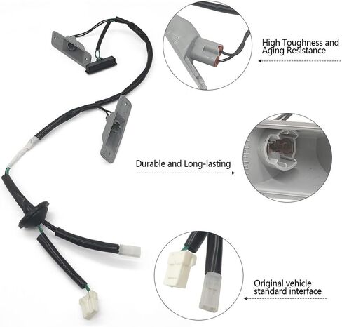 Rear License Plate Lamp Light Socket Wire Harness 84931SC060 Fit for Subaru Forester 2009-2013 in Saudi Arabia