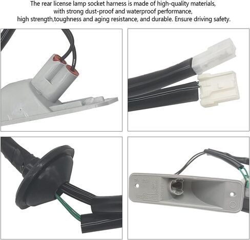 Rear License Plate Lamp Light Socket Wire Harness 84931SC060 Fit for Subaru Forester 2009-2013 in Saudi Arabia
