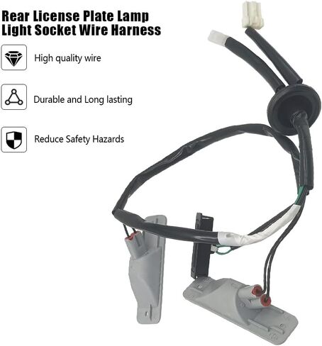 Rear License Plate Lamp Light Socket Wire Harness 84931SC060 Fit for Subaru Forester 2009-2013 in Saudi Arabia