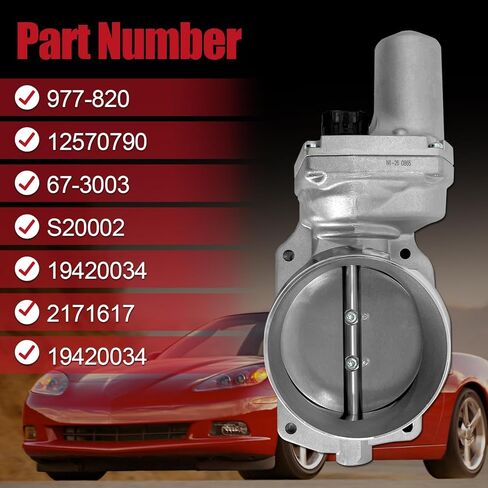 977-820 Electronic Throttle Body 90mm Compatible with Cadillac CTS 2006-2007, Chevy Corvette 2005-2008, Pontiac G8 2008-2009 GTO 2005-2006, 12570790, 67-3003, S20002, 19420034 in Kuwait