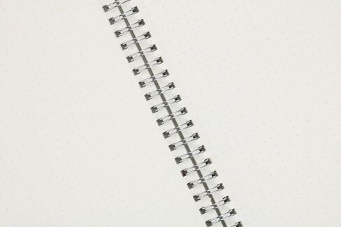 MILIKO A5 Hardcover Spiral Dot Grid White Marble Notebook Set-2 Notebooks per Pack,80 Sheets(160 Pages) 100gsm Paper,8.27"x5.67"(White Dot) in Saudi Arabia