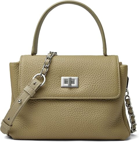 دوريس اند جاكي حقائب يد من الجلد الطبيعي بمقبض علوي للنساء حقيبة صغيرة محفظة كروس مع قفل رفرف in Kuwait