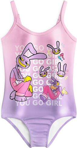 Toddler Girls One Piece Swimsuit Kids Cartoon Bathing Suit Summer Beach Swimwear in Saudi Arabia