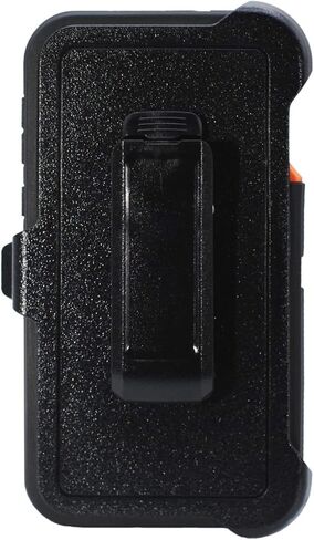 Case for Galaxy S10e (5.8") Heavy Duty Full Body Military Grade Drop Protection Carrying Cover Holder | Holster for Men Belt with Clip Stand – Camouflage/Orange in Saudi Arabia