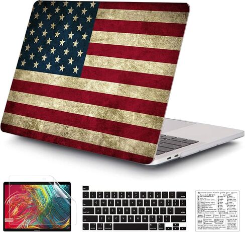 Compatible with MacBook Pro 13 Inch Case 2022, 2021, 2020-2016 Release A2338 M1 A2289 A2251 A2159 A1989 Plastic Hard Shell Case&Keyboard Skin&Mac OS Keyboard Sticker (Music Left Right Brain) in Saudi Arabia