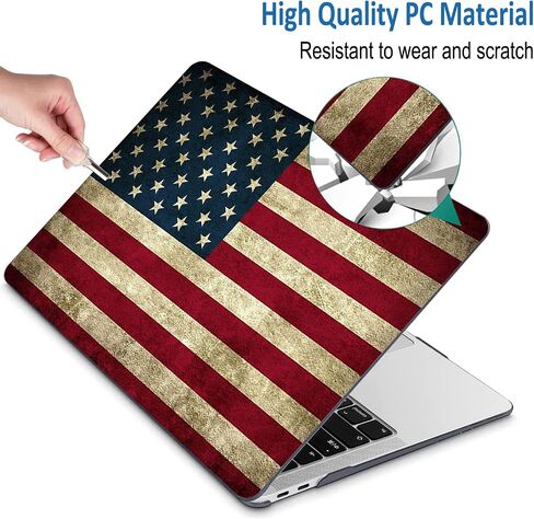 Compatible with MacBook Pro 13 Inch Case 2022, 2021, 2020-2016 Release A2338 M1 A2289 A2251 A2159 A1989 Plastic Hard Shell Case&Keyboard Skin&Mac OS Keyboard Sticker (Music Left Right Brain) in Saudi Arabia