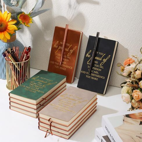 مجموعة من 10 دفاتر ملاحظات مع أقلام، هدايا تقدير الفريق بالجملة للموظفين والمعلمين والممرضات، أفضل هدايا ملهمة للفريق على الإطلاق لزملاء العمل (في وقت ما تنسى) in Kuwait