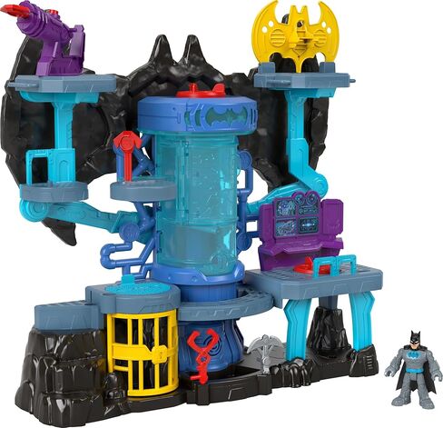 Fisher-Price Imaginext DC Super Friends Batman Toy Bat-Tech Batcave Playset with Lights & Sounds for Preschool Pretend Play Ages 3+ Years in Saudi Arabia