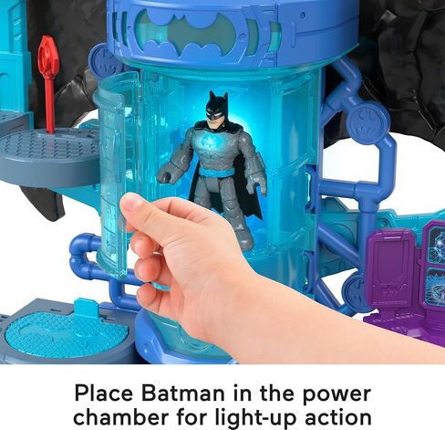 Fisher-Price Imaginext DC Super Friends Batman Toy Bat-Tech Batcave Playset with Lights & Sounds for Preschool Pretend Play Ages 3+ Years in Saudi Arabia