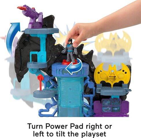 Fisher-Price Imaginext DC Super Friends Batman Toy Bat-Tech Batcave Playset with Lights & Sounds for Preschool Pretend Play Ages 3+ Years in Saudi Arabia