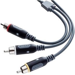 Spider Video/Audio Cable C Series 6ft (Yellow/RED/White), C-AV-0006F