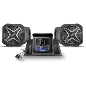 SSV Works Z-RG4-2A1 Weatherproof Audio Kit with KD-MR305BTS Receiver and 6.5" Speakers Compatible with Polaris Ranger XP1000 2018-2024 in Kuwait