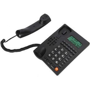 Landline Telephone, Ergonomic Design, Business Corded Telephone, with Calling Light, Noise Cancelling, for Home, Hotel, Business, Office