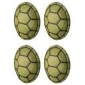 4Pcs Turtle Shell Costume for Kids Adult Turtle Shell Backpack Party Props Halloween Christmas Dress up Prop Photo Props Cosplay Costume Accessories