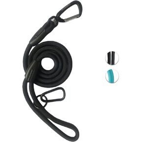 Accompany Walking Dog Leash 4ft–Durable Nylon Rope with Aviation Carabiner and Convenient Clip,Carryig Dog Poop Bag Holder,Dog Bowls etc,Suitable for Small Medium and Large Dogs Secure Control