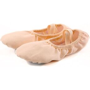 Rosefinch Ballet Shoes for Girls Split Sole Canvas Kids Flat Soft Gymnastics Dancing Slippers