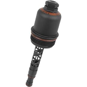 ACROPIX Engine Oil Filter Cap Cover Replacement Fit for Mercedes-Benz C250 - Pack of 1 Black