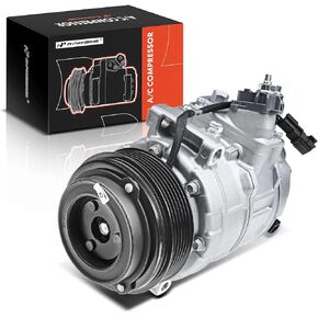 A-Premium Air Conditioner AC Compressor with Clutch Compatible with Ford Explorer 2.0L 2012-2013, Edge 2.0L 2012-2015, Turbocharged, 6 Grooves (Not 4 Grooves)