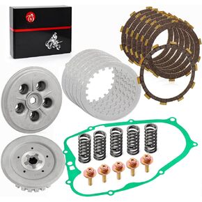 Clutch Kit & Center Inner Hub & Outer Pressure Plate For Yamaha Blaster 200 1988-2006 Heavy Duty Springs Kit & Gasket