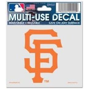 Wincraft MLB San Francisco Giants Multi-Use Decal, 3" x 4"