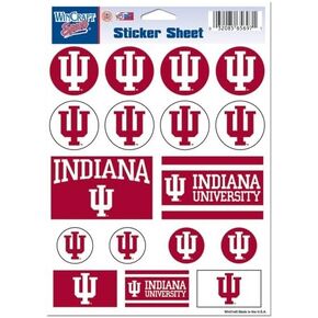 INDIANA HOOSIERS OFFICIAL 5"X7" STICKERS