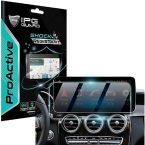 IPG ProActive for Mercedes 2021-2023 GLC CLASS AMG GLC 43 COUPE GLC 300 4MATIC COUPE 10.25" Navigation 9H Hardness Screen Protector High Clarity Anti Scratch Smudge Nano Technology Guard for GLC Class