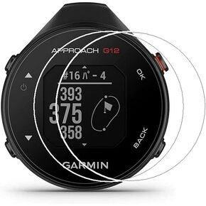 Screen Protector Compatible with Garmin Approach G12,9H Hardness Tempered Glass Protective film with Scratch Resistant Anti-Fingerprint Crystal Clear [2 Pack]