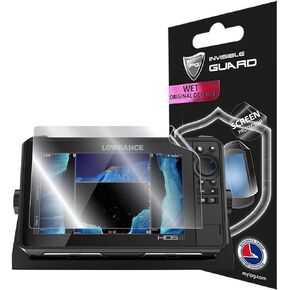 IPG For Lowrance HDS-9 Live Fishfinder 9 Inch TouchScreen Screen Protector Invisible Ultra HD Clear Film Anti Scratch Skin Guard - Smooth/Self-Healing/Bubble -Free for HDS-9