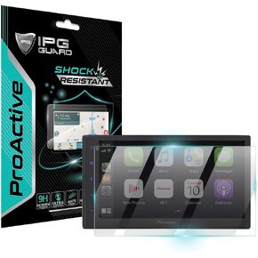 IPG ProActive for PIONEER DMH-1770NEX, DMH-W2700NEX, DMH-W2770NEX 6.8" 9H Hardness Screen Protector Smooth Glass Touch Ultra Responsive High Clarity Anti Scratch Smudge & Shock Proof Nano Technology