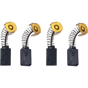 1619X01351 Carbon Brush Compatible with Bosch 1619X08020, 1619X07410, 2610912980, 2610320391, for Skil HD77 - S77 CIR SAW (4 Pack)