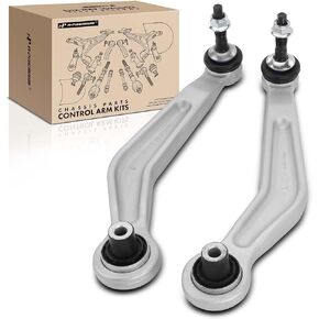 A-Premium 2 x Rear Rearward Upper Control Arm, with Ball Joint & Bushing, Compatible with BMW 525i 528i 530i 545i 550i 535i (xDrive) 530xi 535xi 745i 750i 745Li 750Li 760i 645Ci 650i Alpina B7 M5