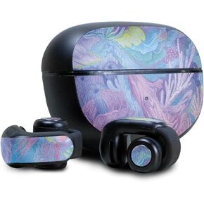 Glossy Glitter Skin Compatible with Bose Ultra Open Earbuds - Dreamy Reef - Premium 3M Vinyl Protective Wrap Decal Cover - Easy to Apply | Crafted in The USA by MightySkins