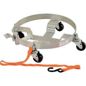 Vestil DRUM-TRI-C-TLT Tilting Drum Dolly tilts for better liquid extraction for 5-gallon pail, 30-gallon drum, LP gas tank, Tilt Feature works with 30-gallon drum, 1200 lbs Capacity