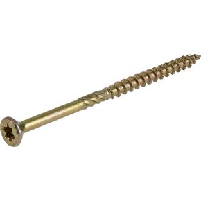 48584 Wood Screws, #9 x 3, Premium Star Drive Indoor Cabinet Screws, Gold Yellow Zinc, 1lb Box in Saudi Arabia