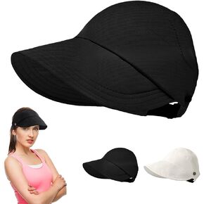 قبعة شمسية مجوفة للحماية من الأشعة فوق البنفسجية في الهواء الطلق، قبعة شمسية فارغة للحماية من الأشعة فوق البنفسجية بحافة كبيرة للنساء، قبعات شمسية قابلة للطي للنساء in Kuwait