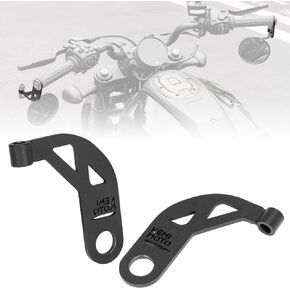 KEMIMOTO Rearview Mirrors Extenders Brackets Compatible with Sportster S RH 1250 2021 2022 2023 2024 Side Mirror Bracket Black Mirror Adaptors