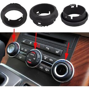 RLB-HILON 3PCS Central Console A/C Volume Control Knob Compatible with Land Rover Range Rover Sport Discovery 4 2009 2010 2011 2012 2013 LR029591