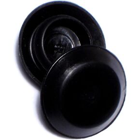 014973146825 Flush Sheet Metal Plugs, 7/16, Piece-15 , Black