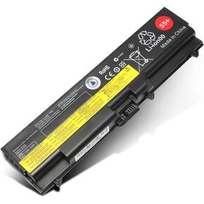 10.8v 57wh 55+ T410 SL410 0A36303 New Replacement Laptop Battery for Lenovo ThinkPad T510 T520 W510 W520 L412 L420 L512 SL510; P/N 42T4799 42T4751 42T4235 42T4753 42T4796, 6-Cells