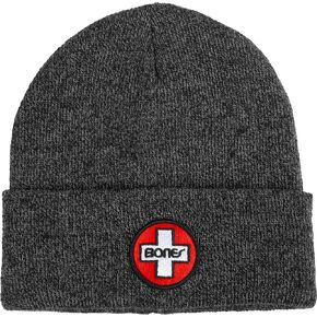 Bones Bearings Knit Beanie Gray