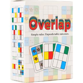 Overlap A Deceptively Simple Strategy Game - Mensa Award Winning Card Game - 2 Player Game or Up to 8 Players - Card Games for Adults and Families