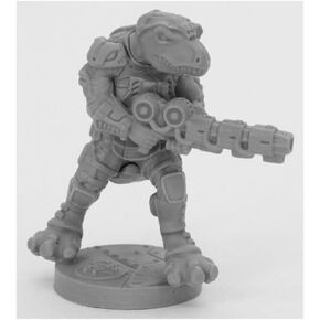 REAPER Miniatures Blacktooth Suppressor 49008 Bones Black Unpainted Plastic Mini
