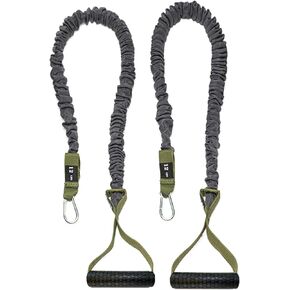 Resistance Cords - Cross Anchored Shoulder Exercise Bands - Ideal for Dynamic Warmups and Physical Rehab - One Pair of Cords - 4KOR Fitness