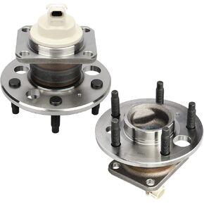 IRONTEK 512150X2FBM مجموعة محور العجلة الخلفية لـ Chevy Venture/Buick Regal 97-04، لشفروليه 00-07 مونتي، 06-10 إمبالا، لبونتياك 01-05 أزتيك، 02-05 مونتانا، 05 تتابع زحل 5 العروات مع ABS