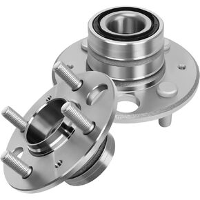 ECCPP Wheel Hub Bearing Assembly Compatible with For Honda Civic 92-00/Civic del Sol 93-97, For Acura Integra 94-97 512034 Rear 4 Lugs