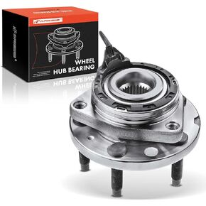 A-Premium Front or Rear Wheel Bearing and Hub Assembly with ABS & 5-Lug Compatible with Saturn Sky 2007-2010, Pontiac Solstice 2006-2009